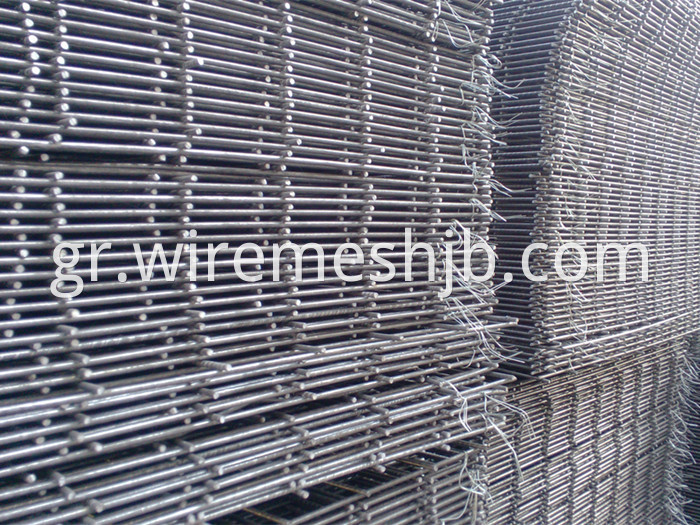 Black Steel Welded Wire Fence